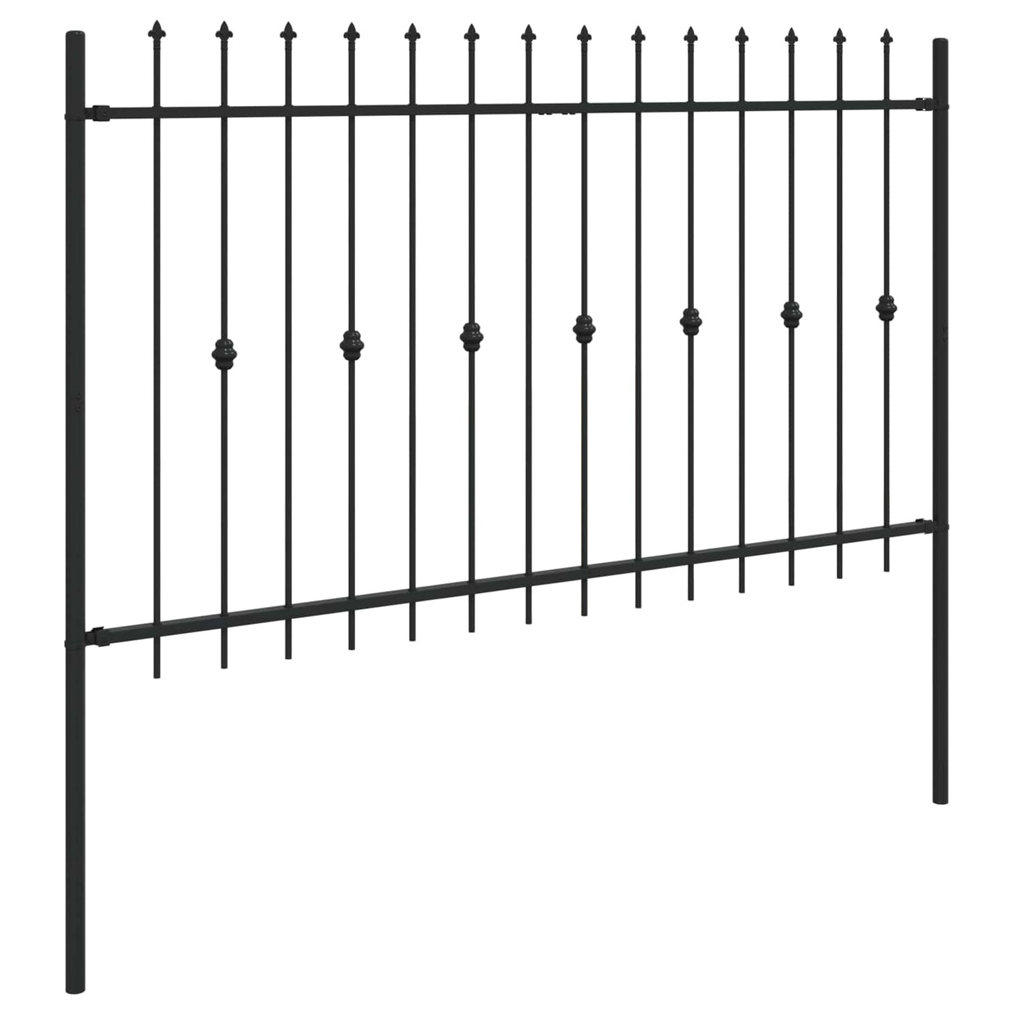 Spike Fence Asten Black