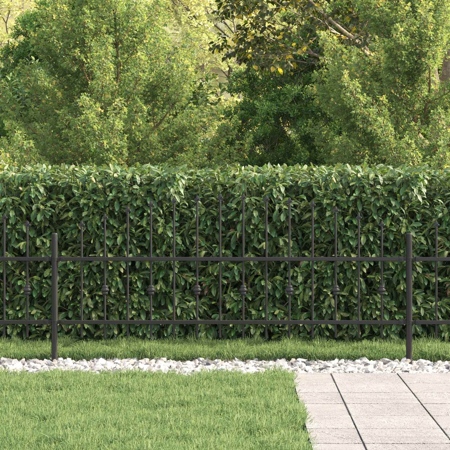 Spike Fence Asten Black