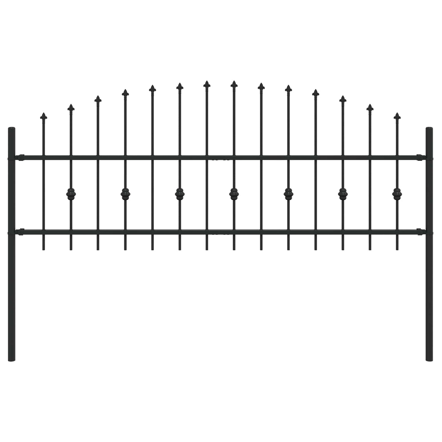 Spike Fence Asten Black