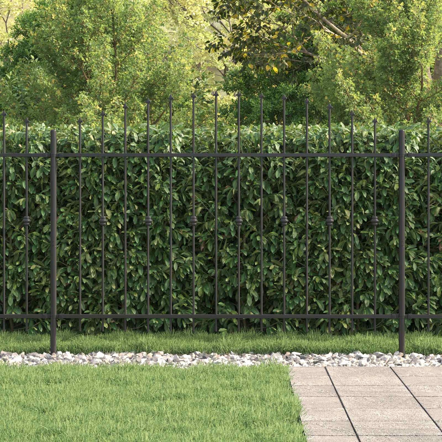 Spike Fence Asten Black