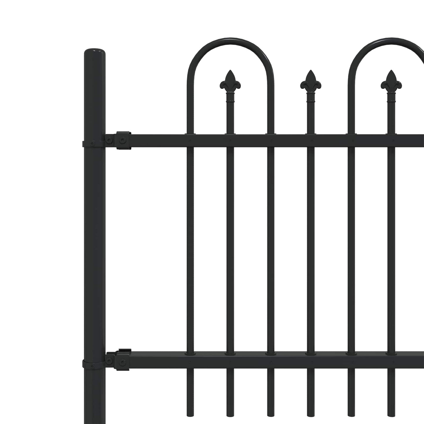Spike Arch Fence DRONTEN Black