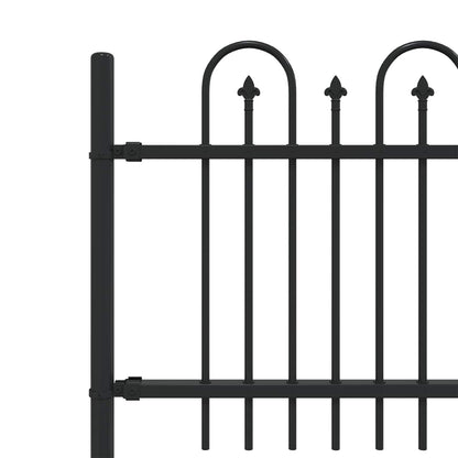 Spike Arch Fence DRONTEN Black