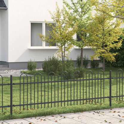 Spike Arch Fence DRONTEN Black