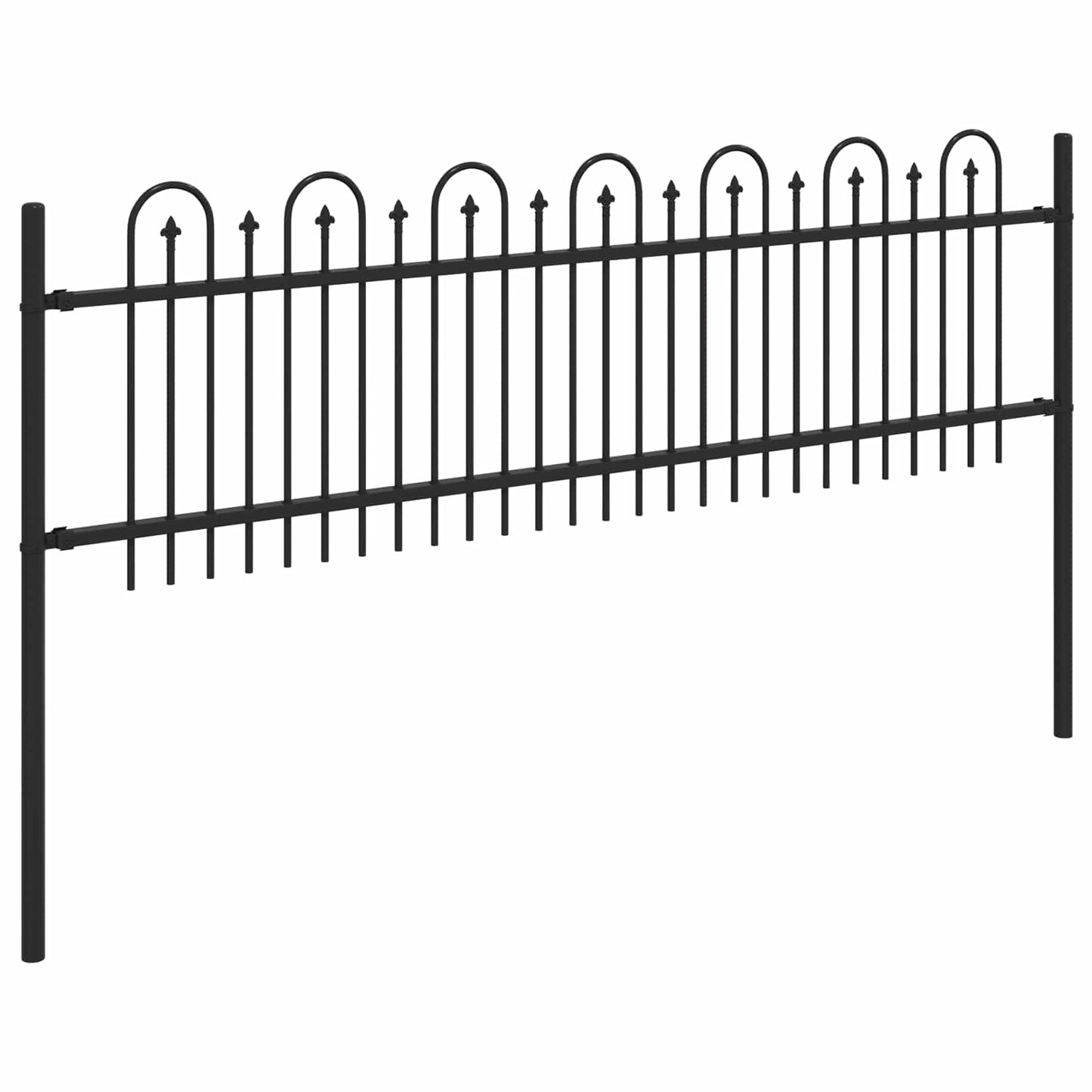 Spike Arch Fence DRONTEN Black