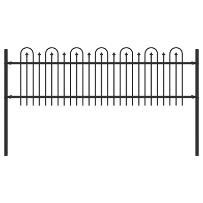 Spike Arch Fence DRONTEN Black