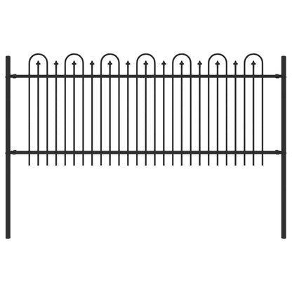 Spike Arch Fence DRONTEN Black