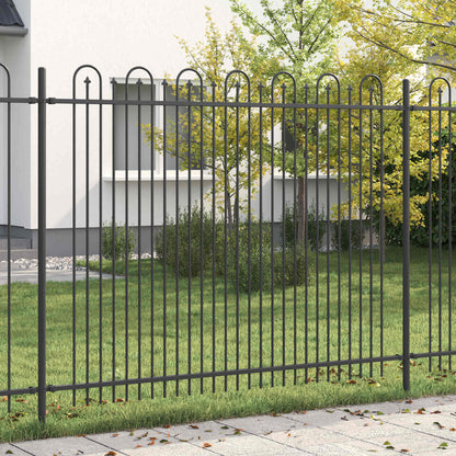 Spike Arch Fence DRONTEN Black