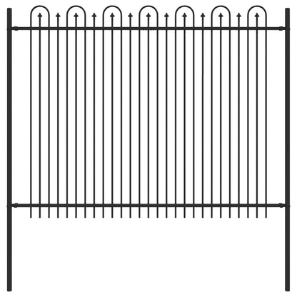 Spike Arch Fence DRONTEN Black