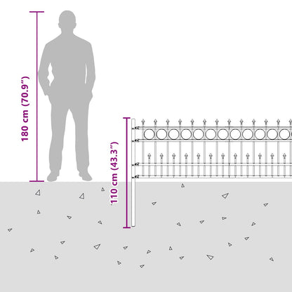 Spike Ring Fence HORST Black