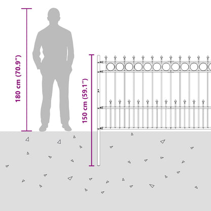 Spike Ring Fence HORST Black