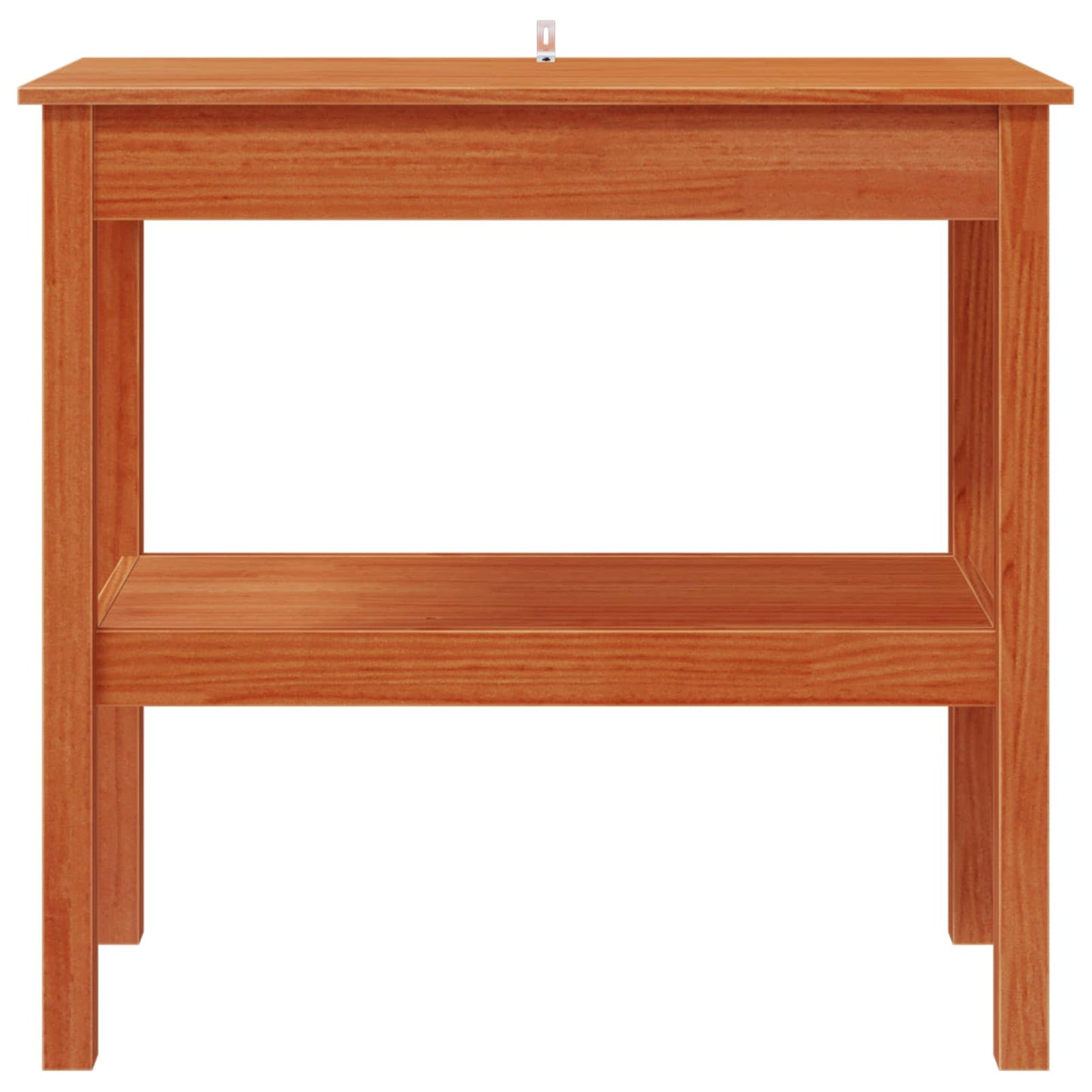 Console Table Wax Brown 80 x 40 x 75 cm Solid Pine Wood