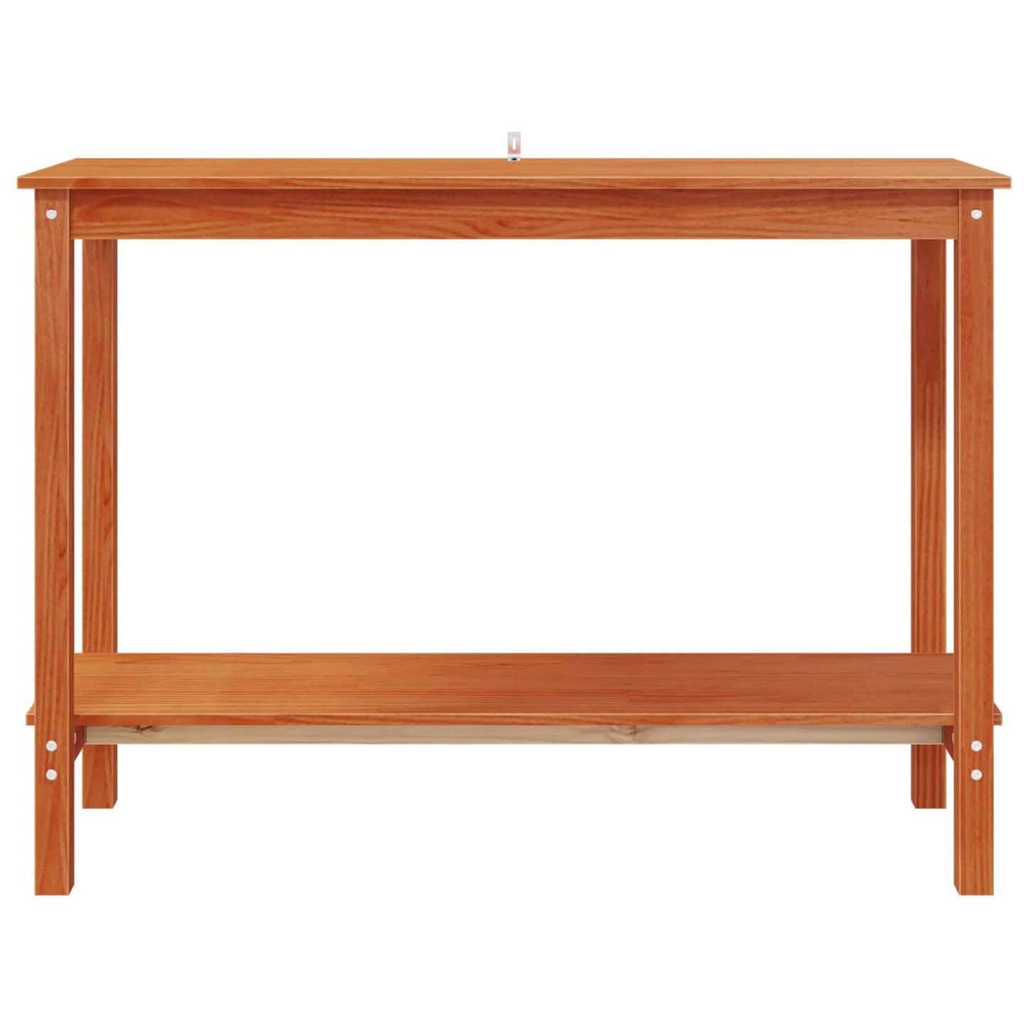 Console Table Wax Brown 110 x 40 x 80 cm Solid Pine Wood