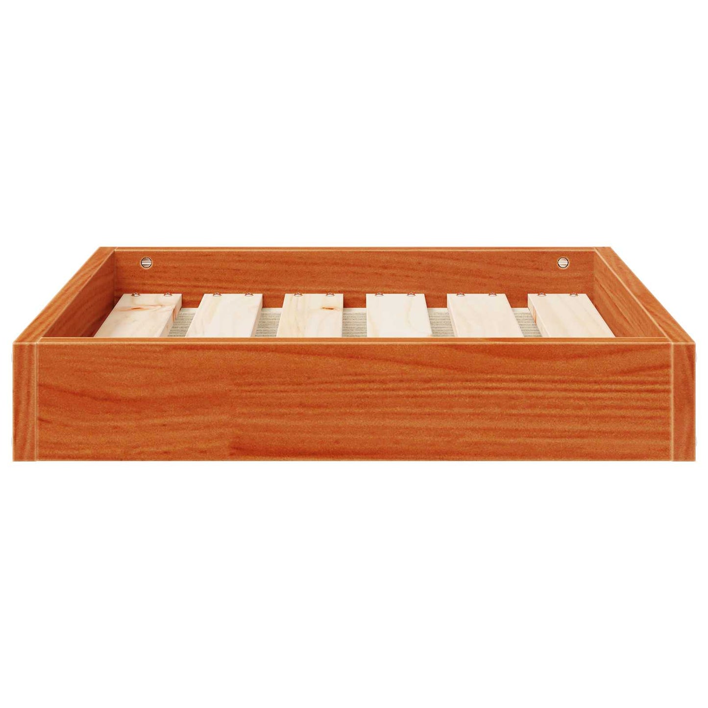 Dog Bed Wax Brown 51.5 x 44 x 9 cm Solid Pine Wood
