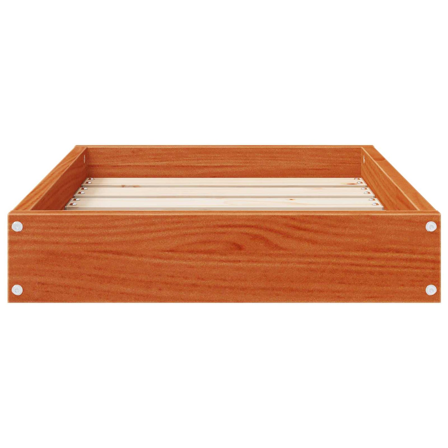 Dog Bed Wax Brown 51.5 x 44 x 9 cm Solid Pine Wood