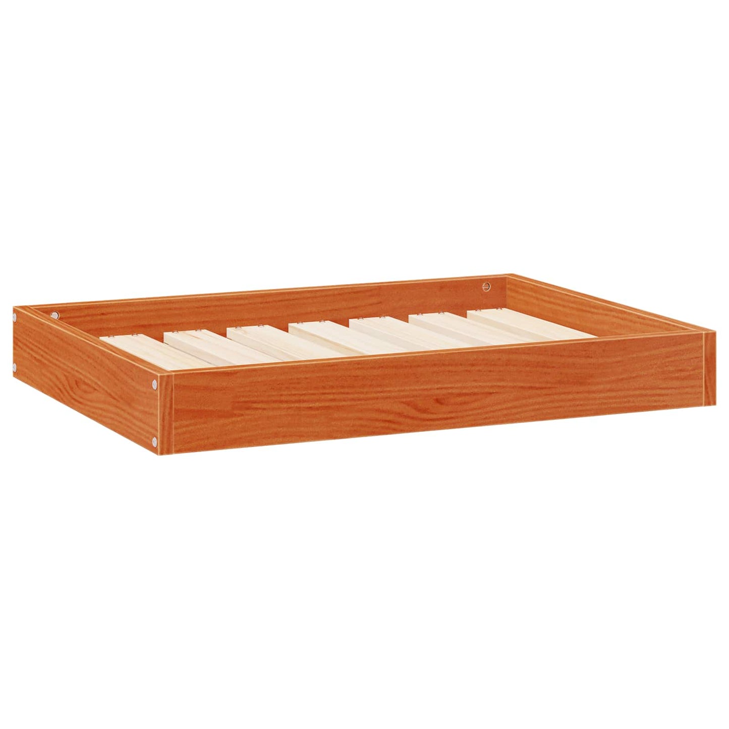 Dog Bed Wax Brown 72 x 54 x 9 cm Solid Pine Wood