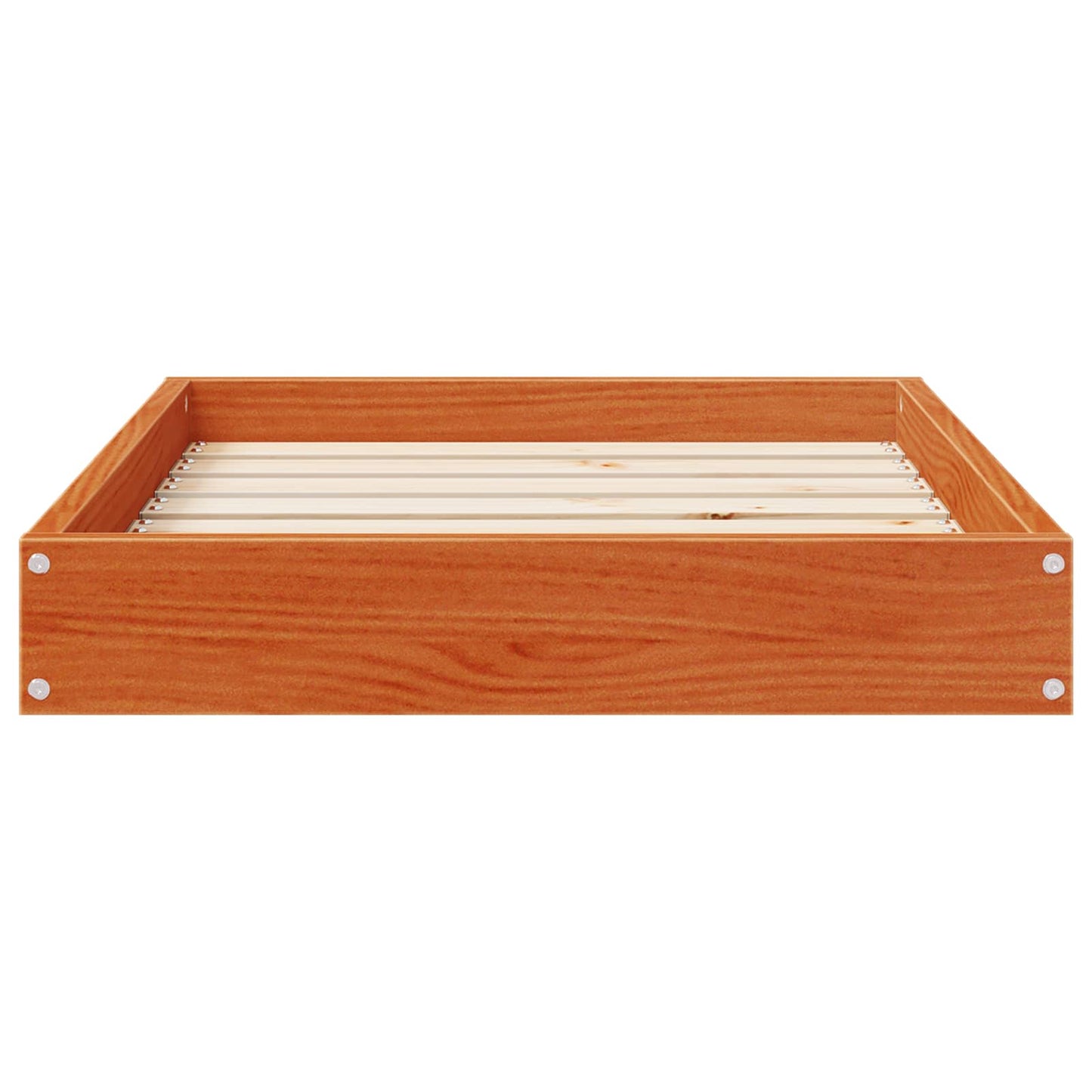 Dog Bed Wax Brown 72 x 54 x 9 cm Solid Pine Wood