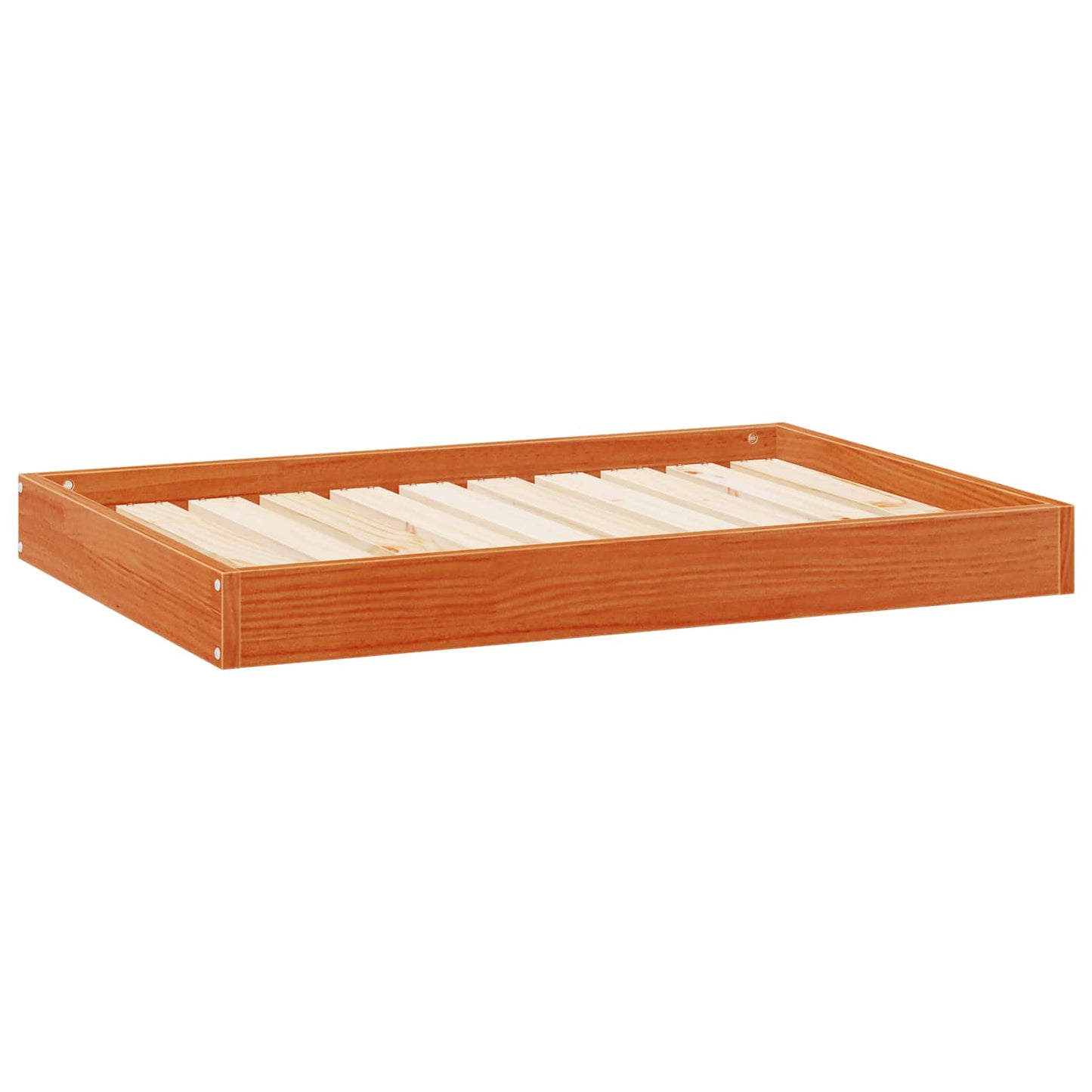 Dog Bed Wax Brown 92 x 64 x 9 cm Solid Pine Wood
