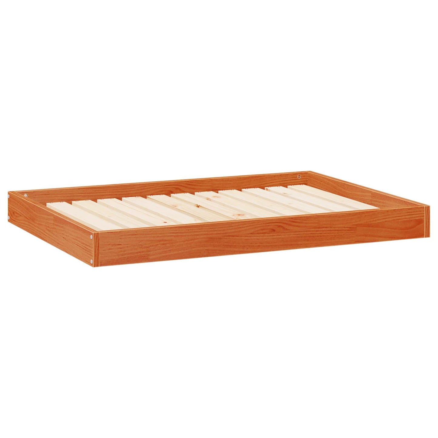 Dog Bed Wax Brown 101.5 x 74 x 9 cm Solid Pine Wood
