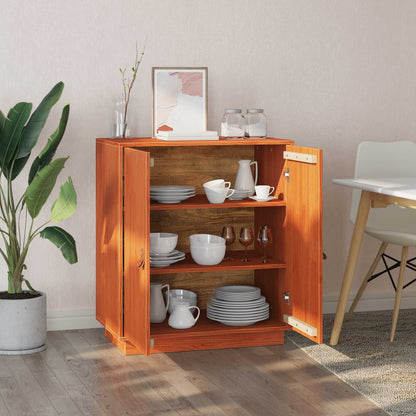 Sideboard Wax Brown 65.5 x 40 x 75 cm Solid Pine Wood