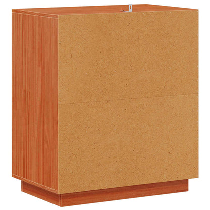 Sideboard Wax Brown 65.5 x 40 x 75 cm Solid Pine Wood