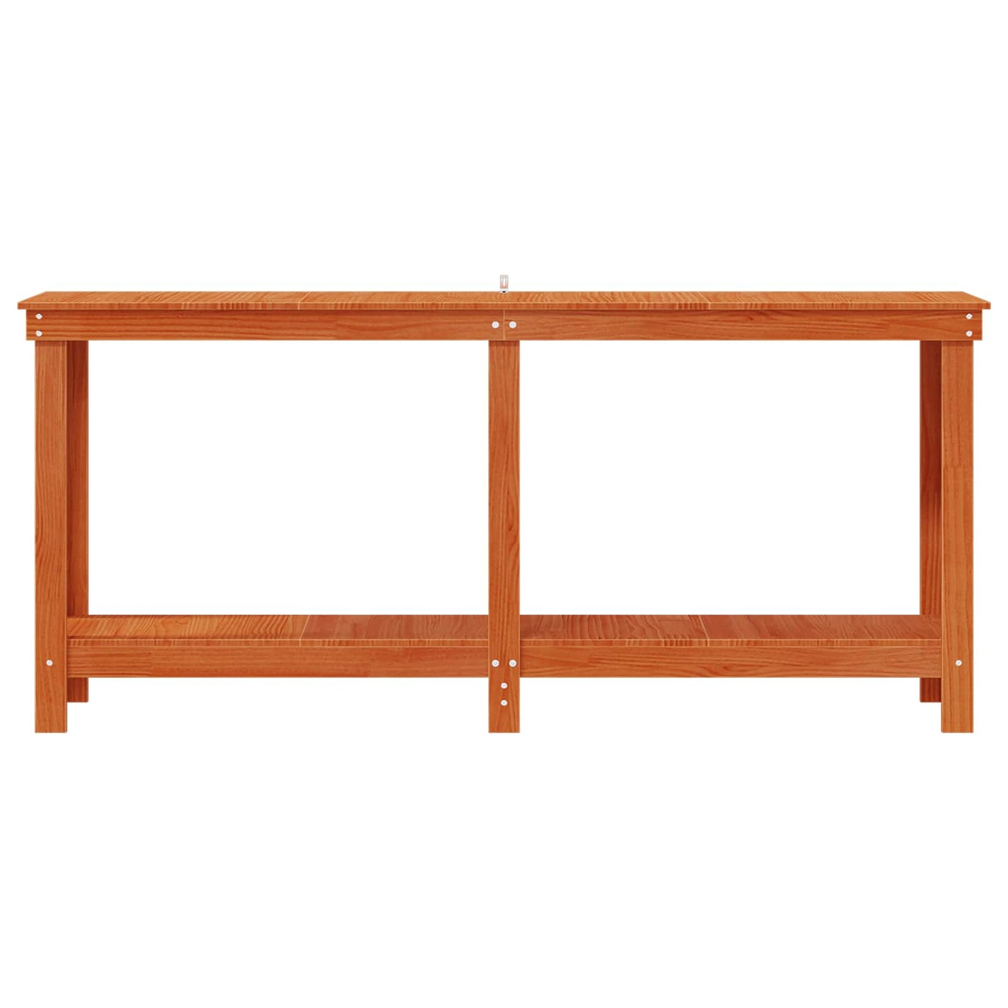 Work Bench Wax Brown 180 x 50 x 80 cm Solid Pine Wood