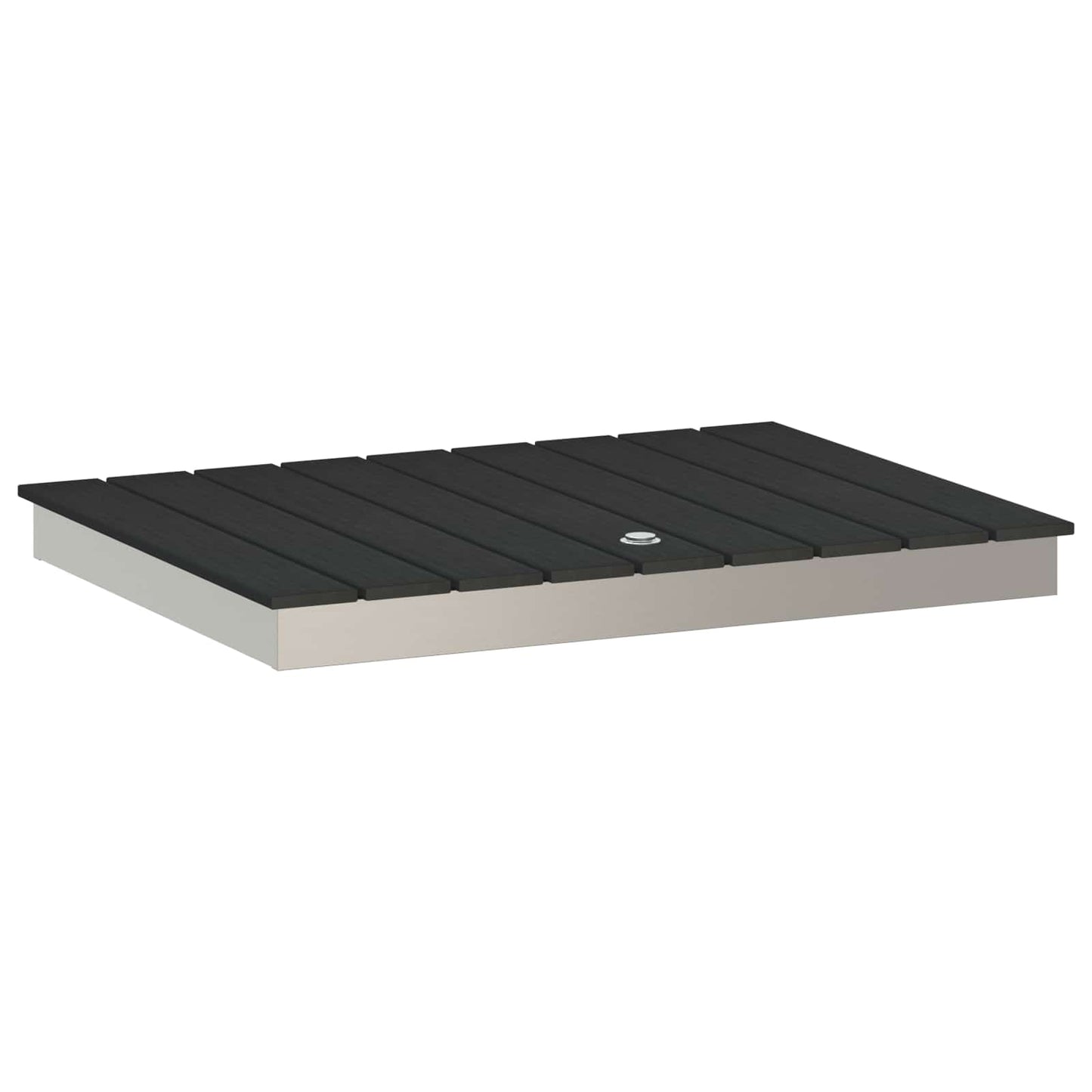 Garden Floor Shower WPC and Stainless Steel 201 Anthracite