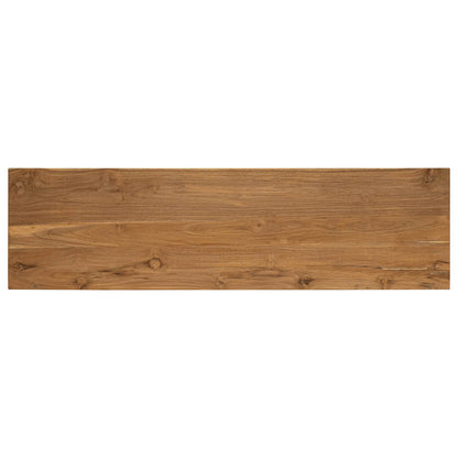 TV cabinet 110 x 30 x 40 cm Natural Solid Teak Wood