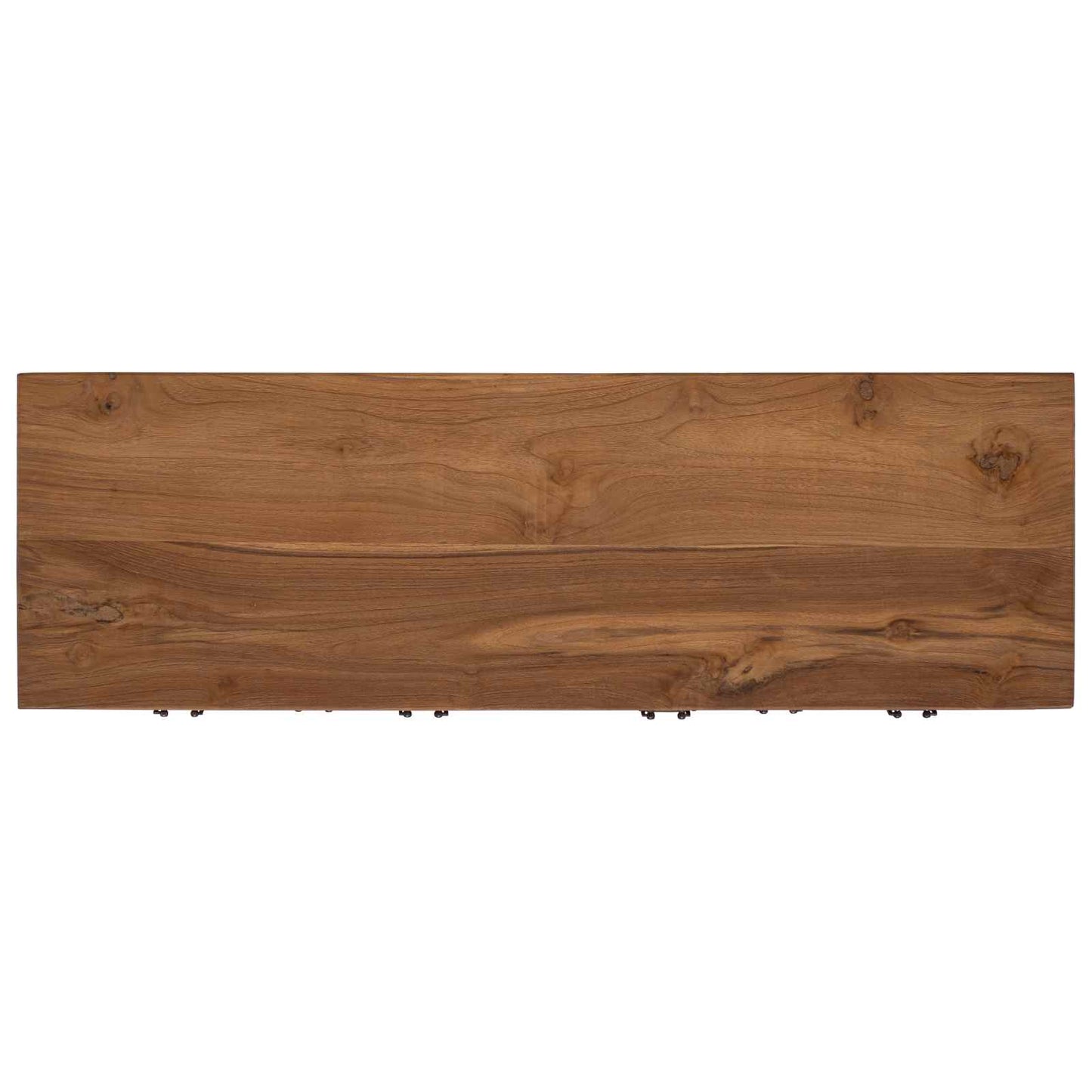 Sideboard Natural 110 x 35 x 75.5 cm Solid Teak Wood
