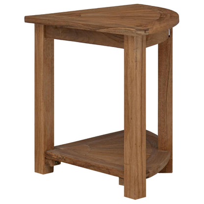 Bathroom Side Table Natural 45 x 45 x 46 cm Solid Teak Wood
