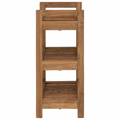 Bathroom Shelf Natural 45 x 30 x 71 cm Solid Teak Wood