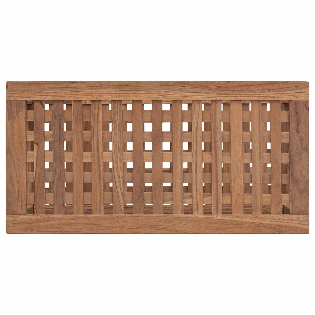 Bathroom Side Table Natural 60 x 30 x 45 cm Solid Teak Wood