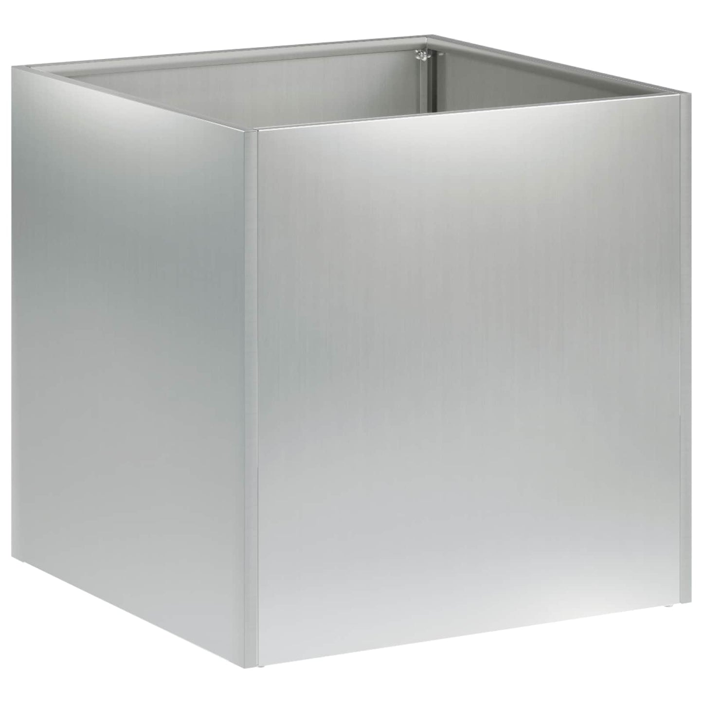 Garden Planter Silver 20 x 20 x 20 cm Galvanised Steel