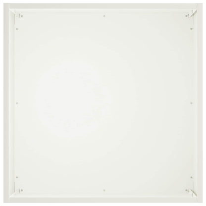 Garden Planter 2 pcs White 25 x 25 x 25 cm Cold-rolled Steel