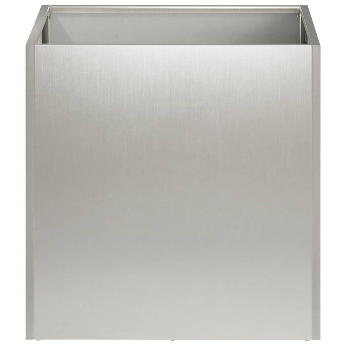 Garden Planter Silver 25 x 25 x 25 cm Stainless Steel