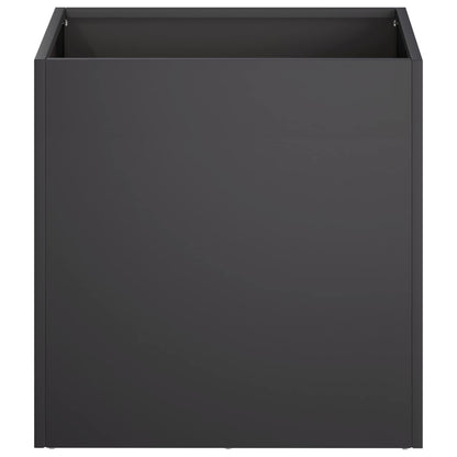 Garden Planter Black 35 x 35 x 35 cm Cold-rolled Steel