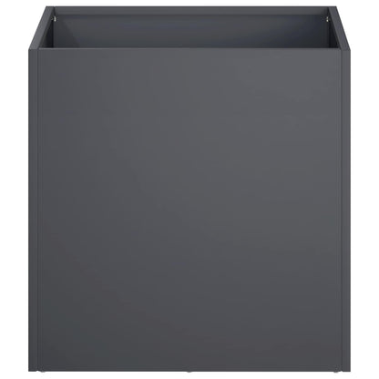 Garden Planter 2 pcs Anthracite 35 x 35 x 35 cm