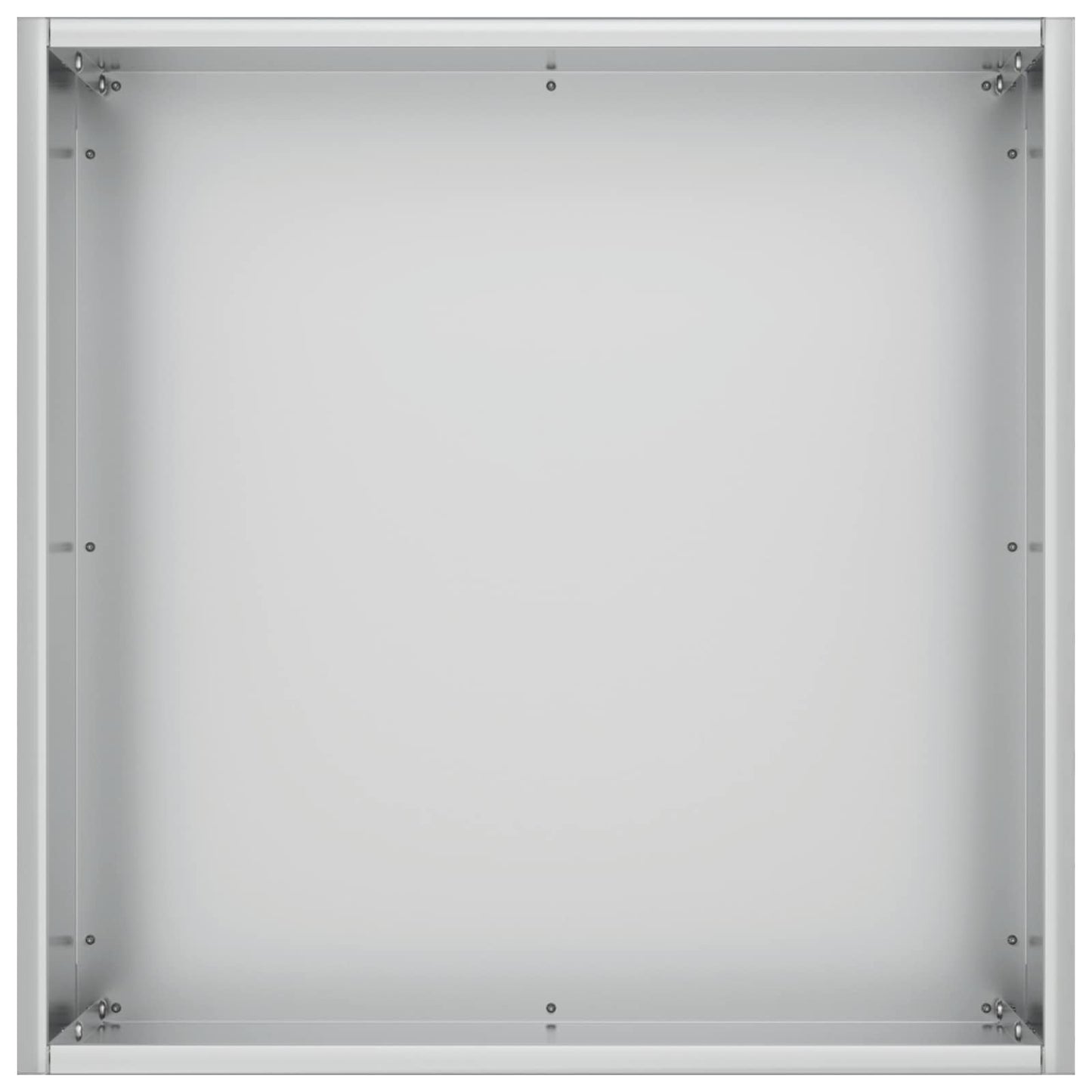 Garden Planter Silver 35 x 35 x 35 cm Galvanised Steel