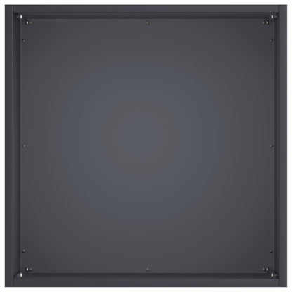 Garden Planter 2 pcs Anthracite 45 x 45 x 45 cm
