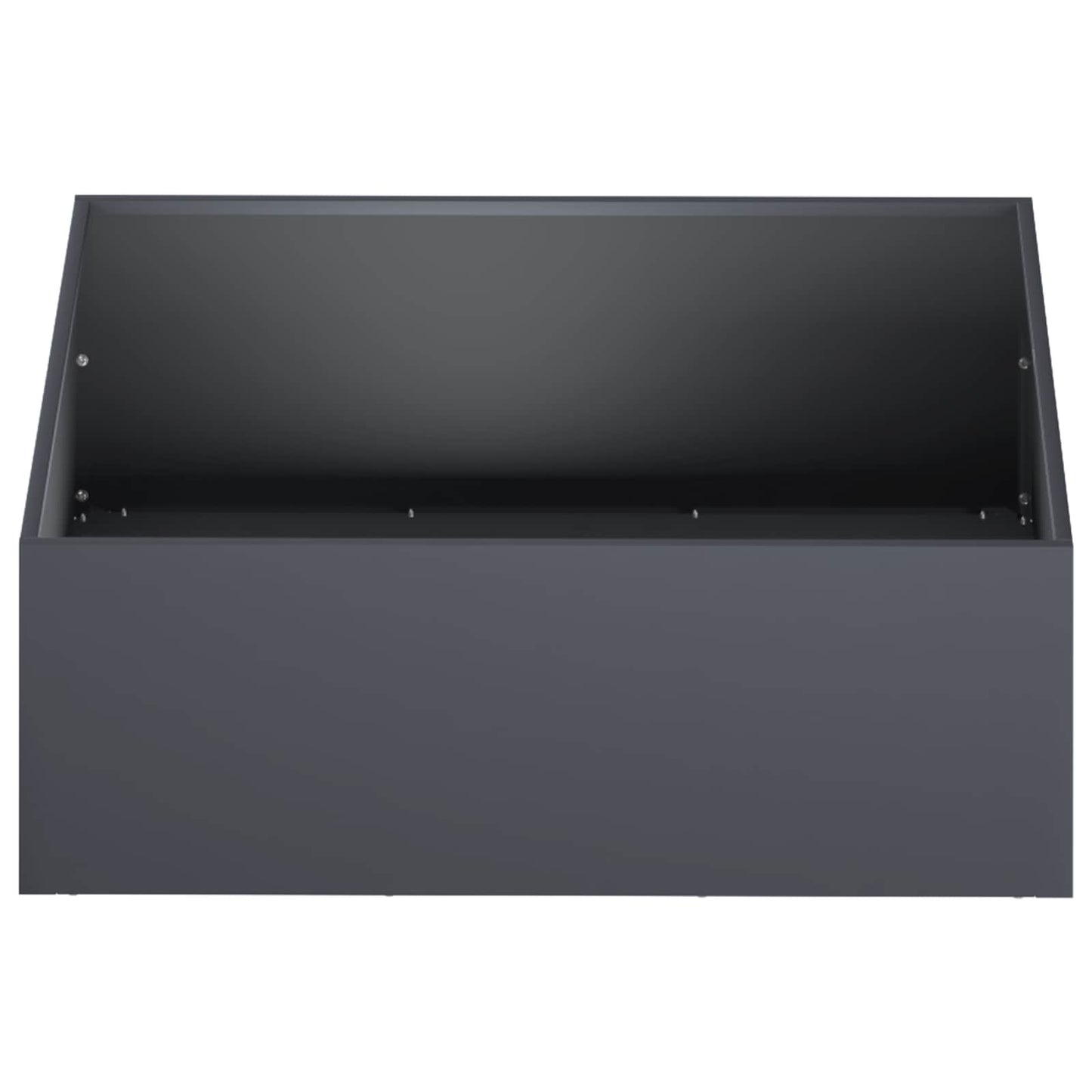 Garden Planter Anthracite 40 x 40 x 20 cm Cold-rolled Steel