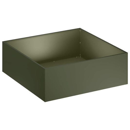 Garden Planter Olive Green 40 x 40 x 20 cm Cold-rolled Steel