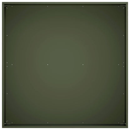 Garden Planter Olive Green 40 x 40 x 20 cm Cold-rolled Steel