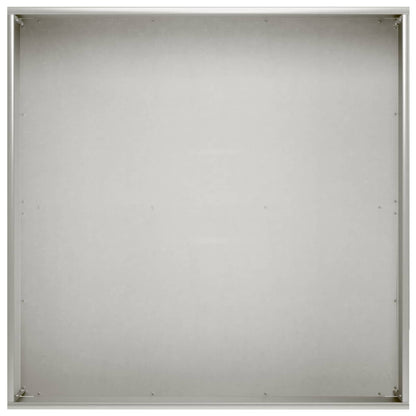 Garden Planter Silver 40 x 40 x 20 cm Stainless Steel