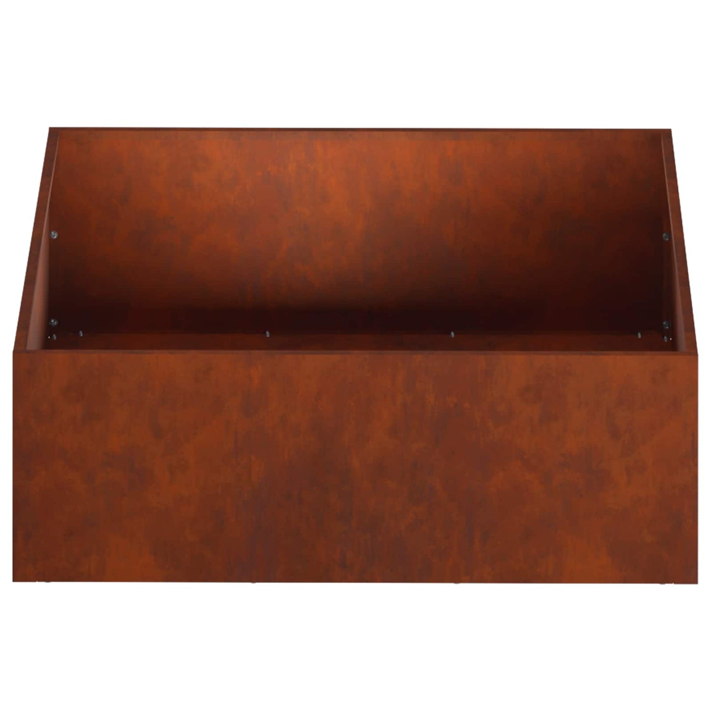 Garden Planter Rusty 40 x 40 x 20 cm Weathering Steel