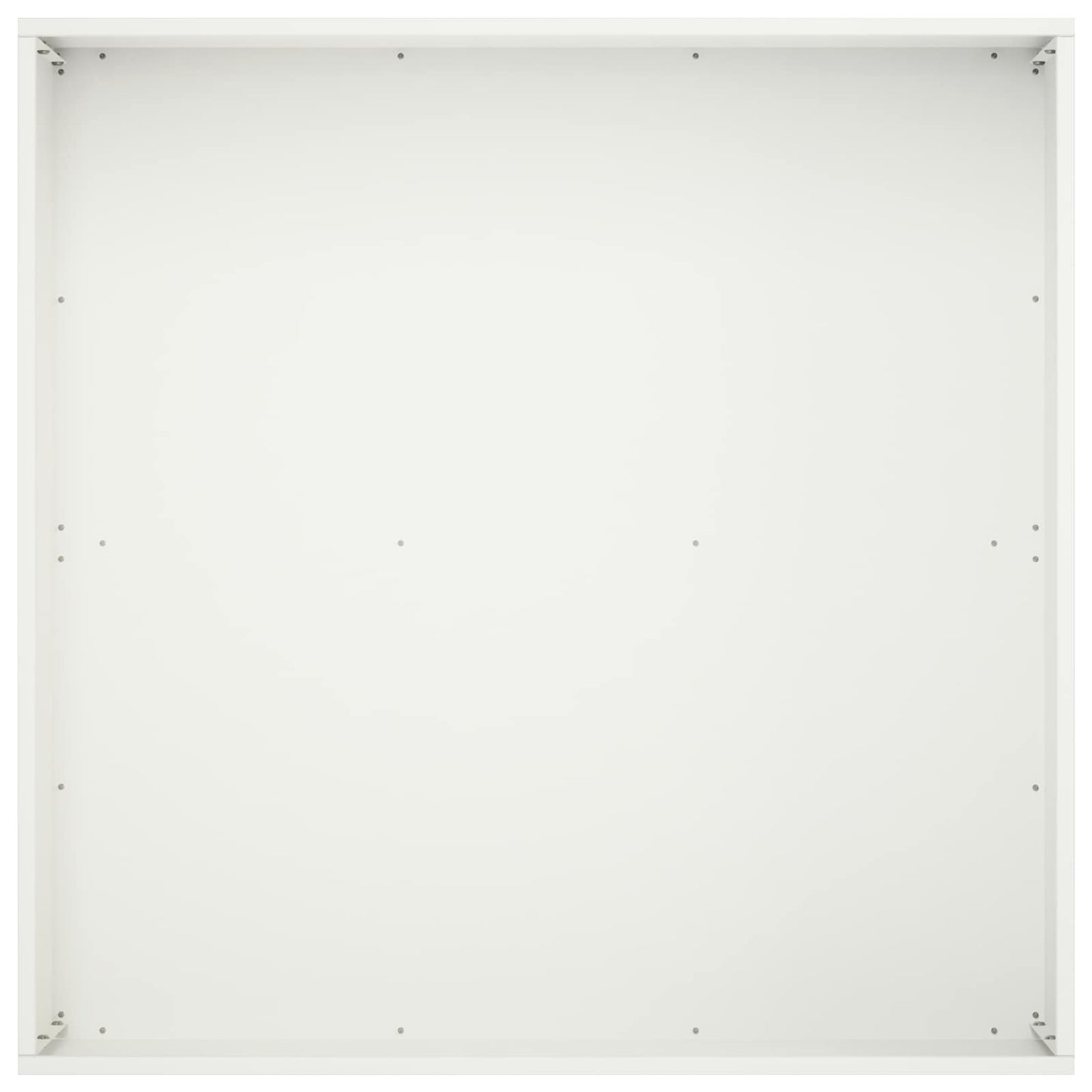 Garden Planter White 60 x 60 x 20 cm Cold-rolled Steel