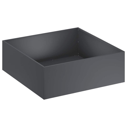 Garden Planter Anthracite 60 x 60 x 20 cm Cold-rolled Steel
