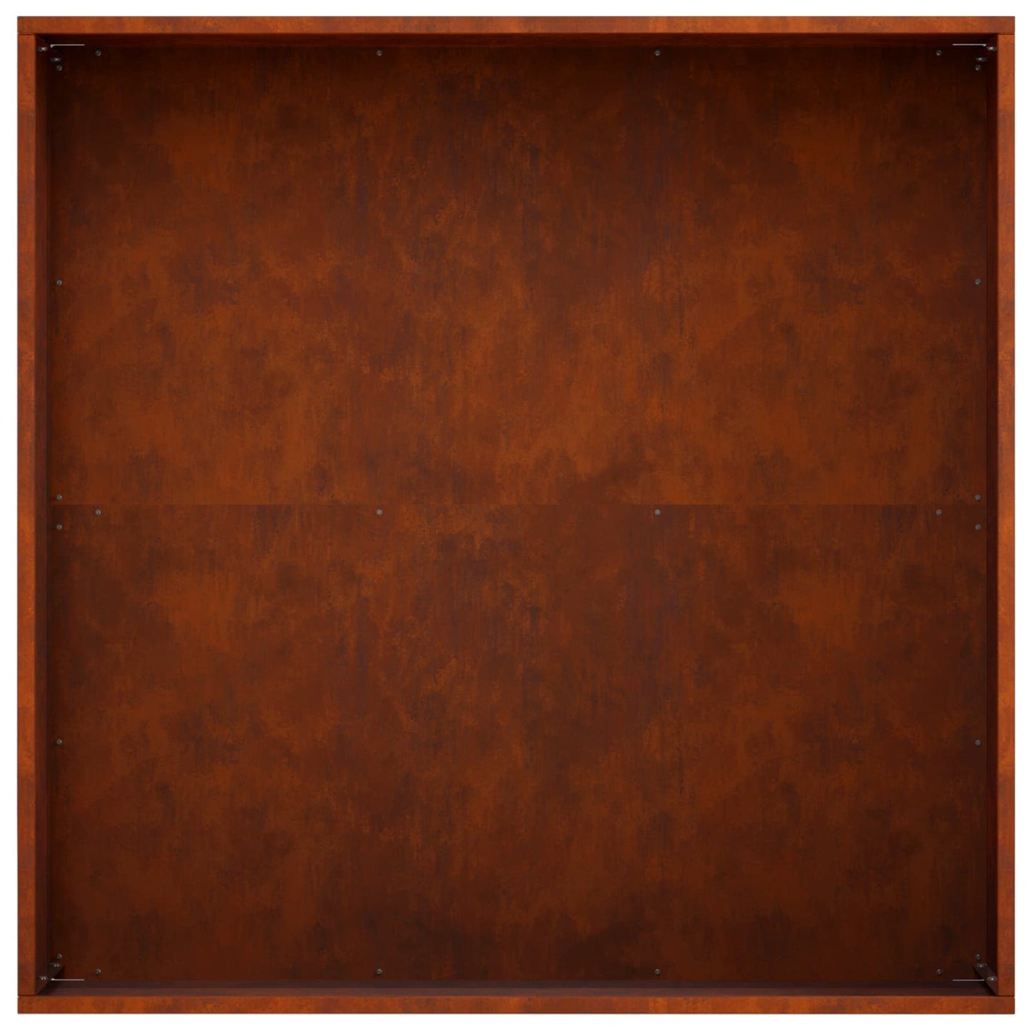 Garden Planter 2 pcs Rusty 60 x 60 x 20 cm Weathering Steel