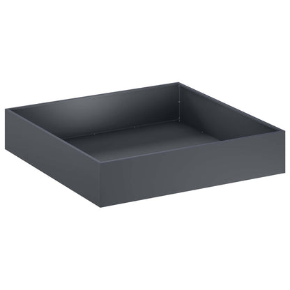 Garden Planter Anthracite 80 x 80 x 20 cm Cold-rolled Steel