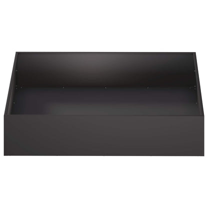 Garden Planter Black 100 x 100 x 20 cm Cold-rolled Steel