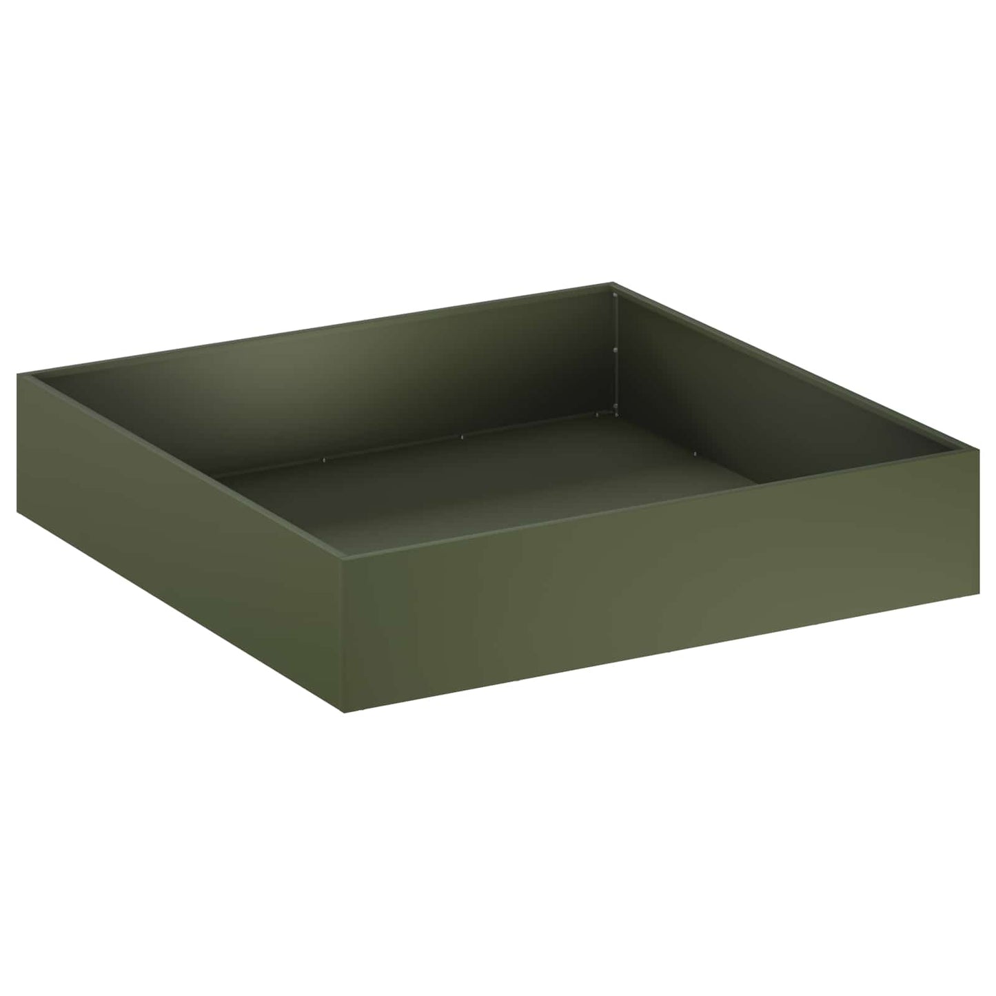 Garden Planter 2 pcs Olive Green 100 x 100 x 20 cm