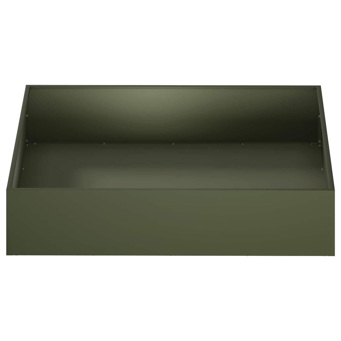Garden Planter 2 pcs Olive Green 100 x 100 x 20 cm